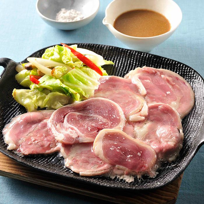 【鴨肉専門店カナール】鴨肉の鉄板焼きセット