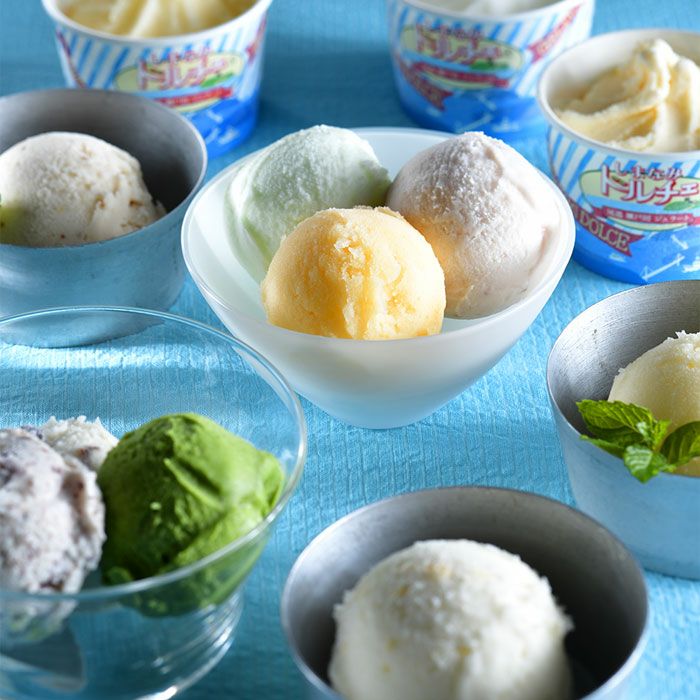 瀬戸田ドルチェ！12種類の味が楽しめるイタリアンジェラート