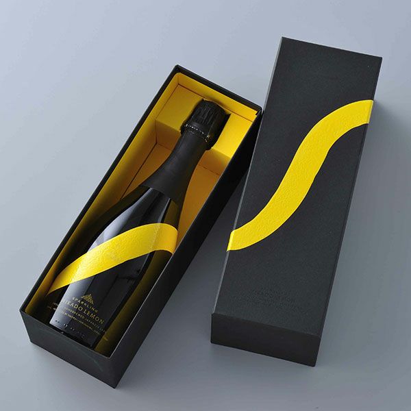 MIKADO LEMON (スパークリングレモン酒) 750ml 贈答用黒箱入