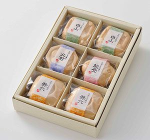 加賀懐石 お吸いもの最中(6種セット)