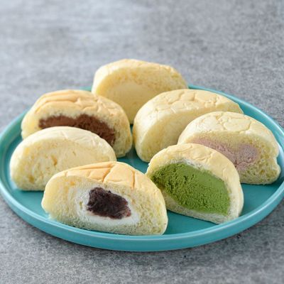 清水屋の生クリームパン10個セット【6種バラエティ】