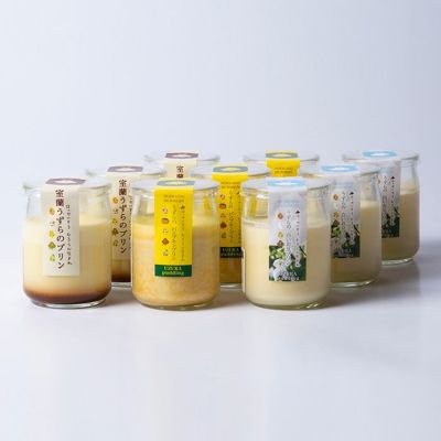 うずらのプリン3種3瓶詰め合わせセット（9個入）