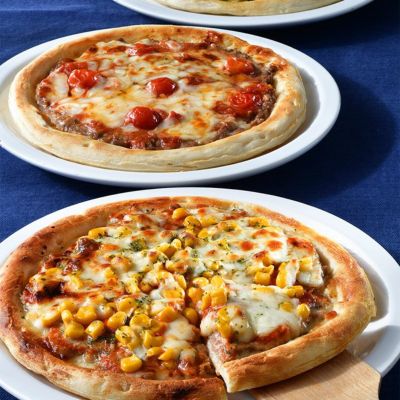 ハンバーグ王子監修 3種のハンバーグピザセットS