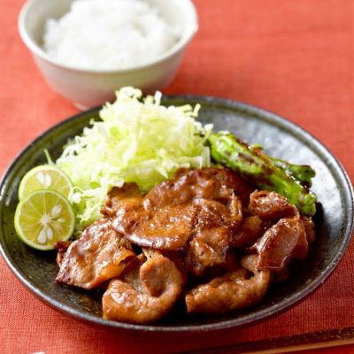 大和美豚の生姜焼き