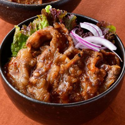 牛カルビ皿 4食セット【焼肉丼 十番】