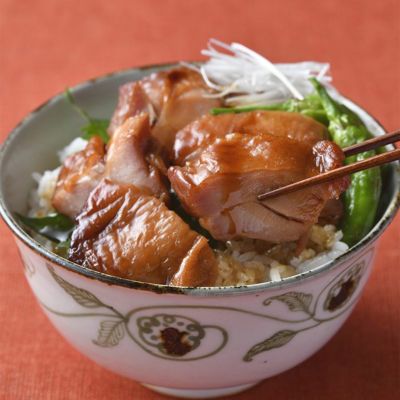 国産鶏モモ吊るし焼