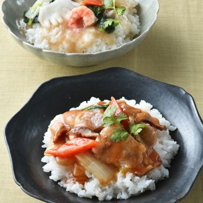 四陸（フォールー）　中華丼2種セット