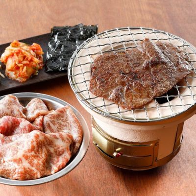 焼肉ヒロミヤ＋ 味付き特選黒毛和牛ロース 110g×2パック
