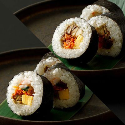 えび入り太巻き(2本)・あなご入り太巻き(2本) 2種セット