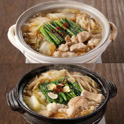 【在庫処分大SALE】鈴なり もつ鍋2種セット（醤油味・味噌味）