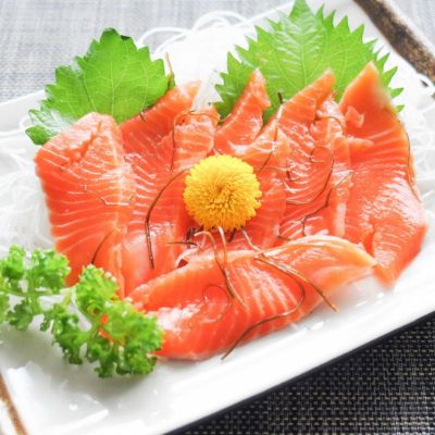 すぐ食べられる昆布〆2種セット（サーモン・つぶ貝）