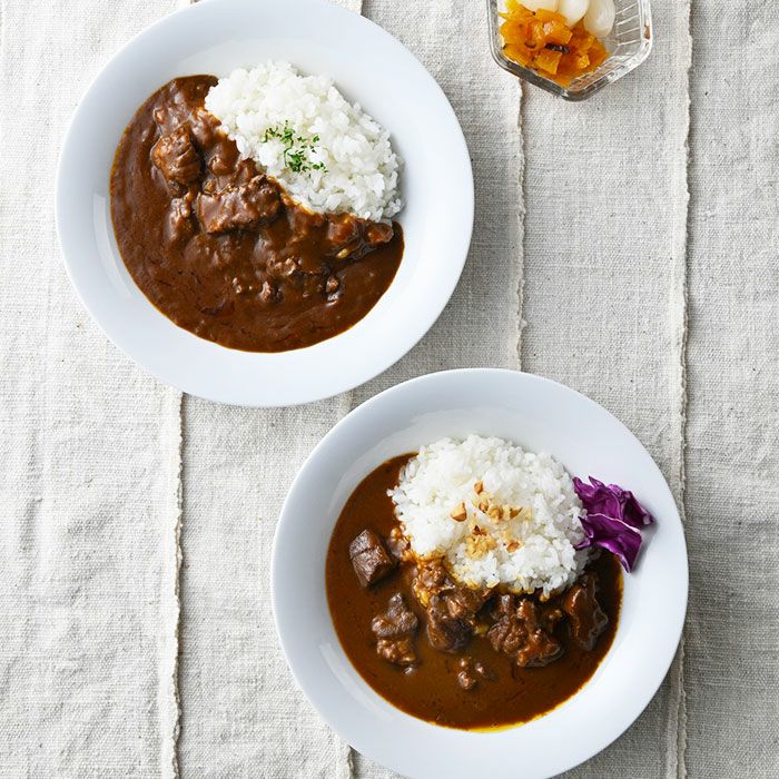 但馬屋 黒毛和牛ビーフカレー＆牛たんカレーセット