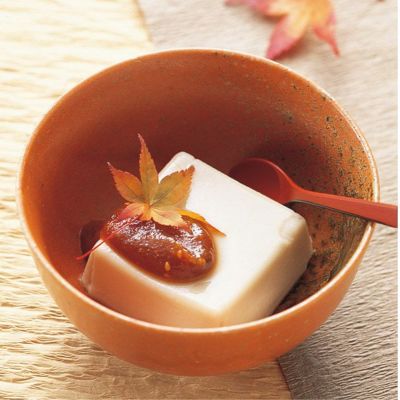 葛ごまどうふ2本、本葛ごまどうふ(なめみそ付)1本