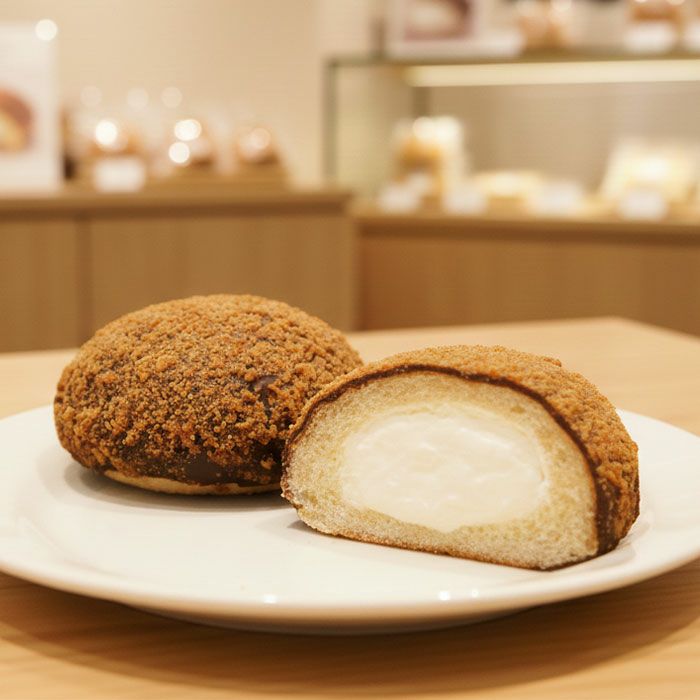ブラックモンブラン生クリームパン（8個入）｜おとなの週末お取り寄せ