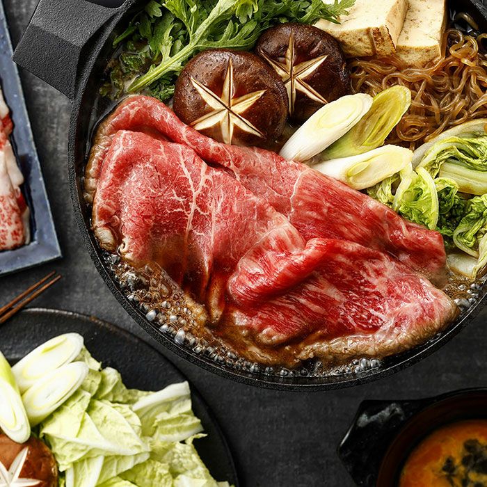 松阪牛＆神戸牛 すき焼き食べ比べセット（松阪牛すき焼きモモ肉、神戸