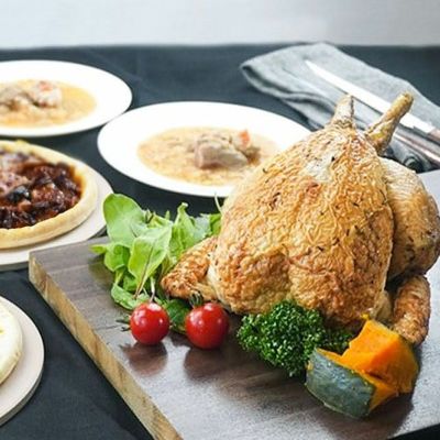 ローストチキンとバラエティセット