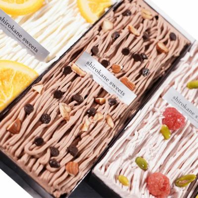 shirokane sweets TOKYO モンブランチーズケーキ（ショコラ・ストロベリーフランボワーズ）2種セット