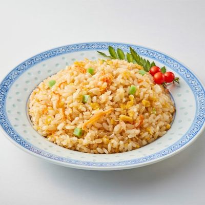 紅ずわい蟹入り炒飯 3パック 【蘭蘭酒家（らんらんちゅうじゃ）】