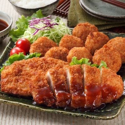 【銀座梅林】レンジとんかつセット