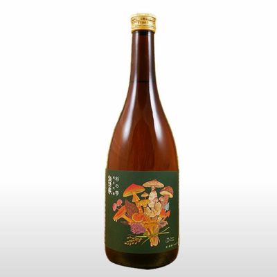 【諏訪酒造】純米吟醸 杉の雫 きのこブーケラベル（720ml）
