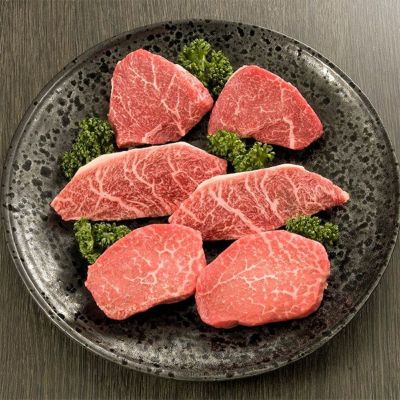 松阪牛 ステーキ 希少部位(イチボ・ランプ・マルシン各120g 計360g)