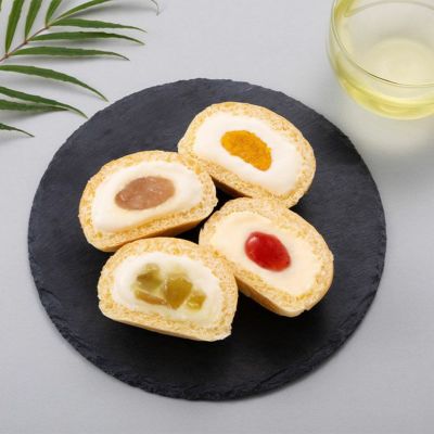 【八天堂】 2025年夏限定 フルーツくりーむパン4種10個詰合せ