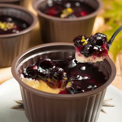 能登半島のブルーベリーカップチーズケーキ（6個）