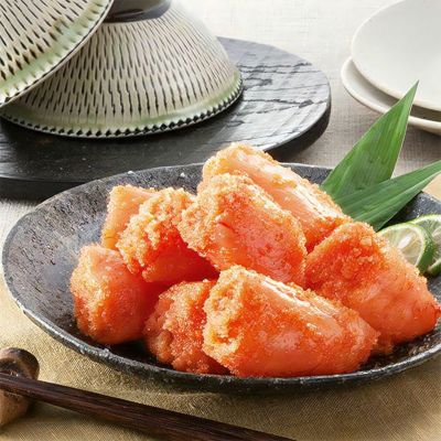 無着色 昔ながらの明太子・小切れ（500g）2箱