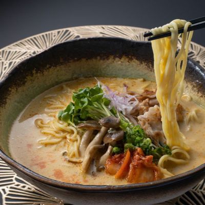 和風なココナッツカレー・らー麺セット 【家庭酒房 ふきのとう】