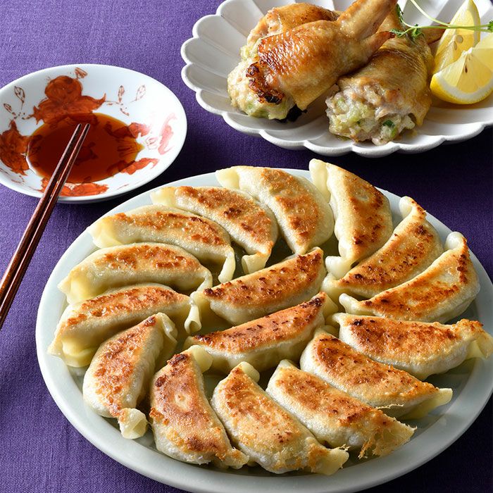 馬渡のもっちり餃子＆手羽餃子セット